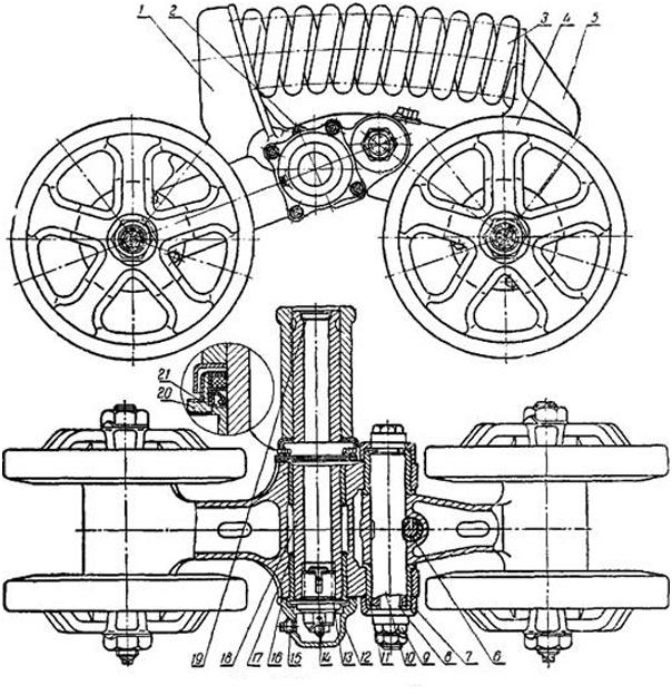 регулировка кареток ДТ-75